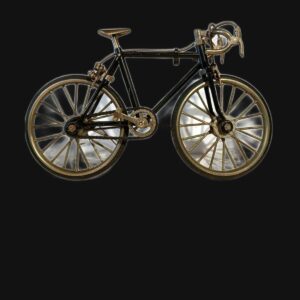 Miniatura de bicicleta de estrada em metal